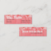 ARTBrushのプロフィールカード スキニー名刺 (正面/裏面)