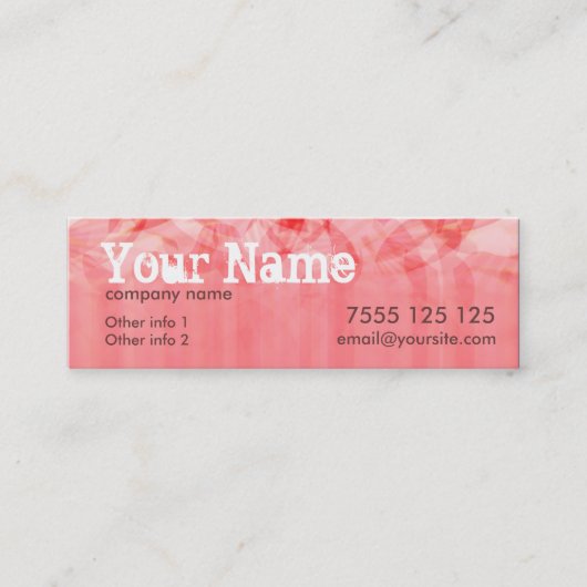 ARTBrushのプロフィールカード スキニー名刺 (正面)