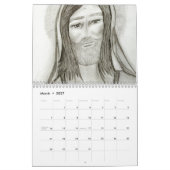 ArtBySonya 2015年- Oma カレンダー (3月 2027)