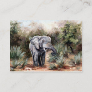 Artcardによって来ている象 名刺