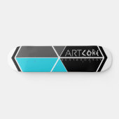 ArtCore-Skateboards/ Big Logo BLUE スケートボード (横)