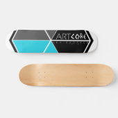 ArtCore-Skateboards/ Big Logo BLUE スケートボード (横)