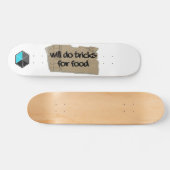 ArtCore-Skateboards/ Theme Tricks For Food スケートボード (横)