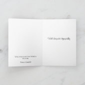 artDのデザインの悔やみや弔慰カードによるヴィンテージの黒のバラ カード (内部)