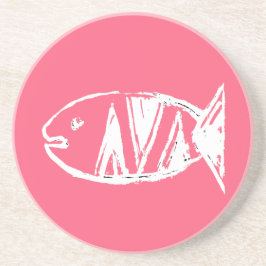 artdecoの魚no4 コースター