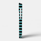 Artdeco花レトロスタイル、名前を追加 Case-Mate iPhoneケース (裏面 / 左)