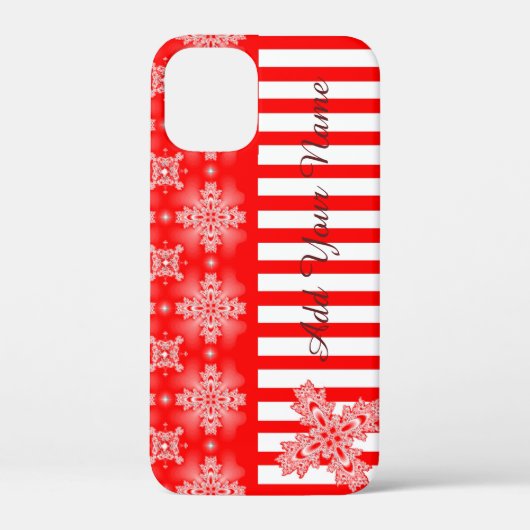 Artdeco花レトロスタイル、名前を追加 Case-Mate iPhoneケース (裏面)