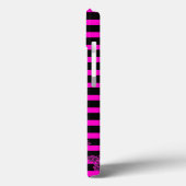 Artdeco花レトロスタイル、名前を追加 Case-Mate iPhoneケース (裏面 / 左)