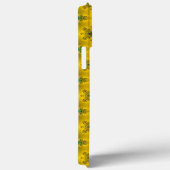 Artdeco花レトロスタイル、名前を追加 Case-Mate iPhoneケース (裏面 / 右)