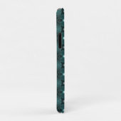 Artdeco花レトロスタイル、名前を追加 Case-Mate iPhoneケース (裏面/右)