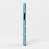 Artdeco花レトロスタイル、名前を追加 Case-Mate iPhoneケース (裏面/右)