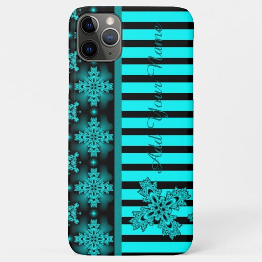 Artdeco花レトロスタイル、名前を追加 Case-Mate iPhoneケース (裏面)