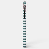 Artdeco花レトロスタイル、名前を追加 Case-Mate iPhoneケース (裏面/左)