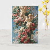 ArtDesignsByBlake.comのエンジェルコレクション カード (黄色い花)