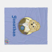 Arteの事実 フリースブランケット (正面(横))