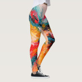 Arte Abstracto Colorido レギンス (右)