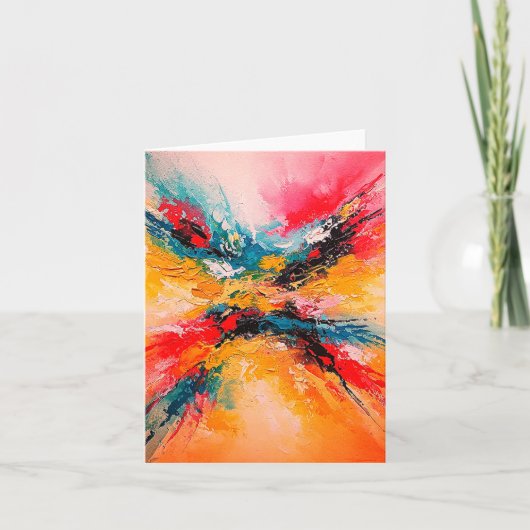 Arte Abstracto Colorido 招待状 (正面)