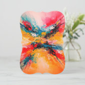 Arte Abstracto Colorido 招待状 (スタンド正面)