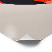 Arte Abstracto Tropical Abundancia Natural ポスター (コーナー)