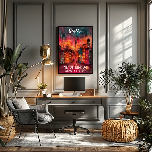 Arte Contemporáneo Berlín: Ciudad de la Libertad ポスター