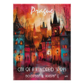 Arte Contemporáneo de Praga en Estilo Vibrante ポスター (正面)