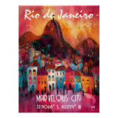 Arte Contemporáneo de Rio de Janeiro vibrante. ポスター (正面)