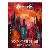 Arte Contemporáneo Nairobi: Ciudad Verde al Sol ポスター (正面)