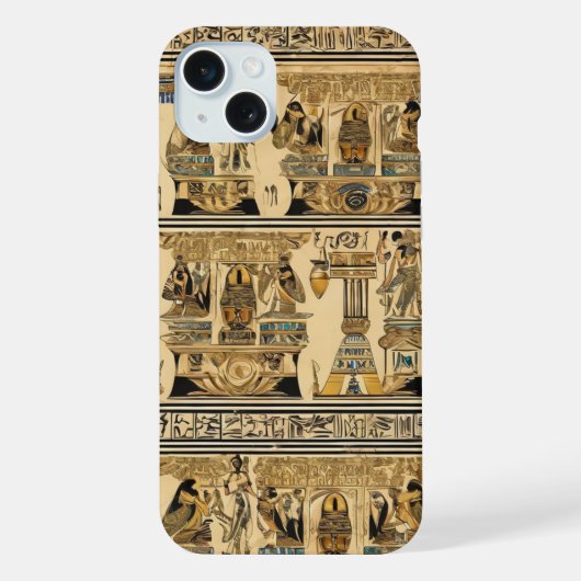 Arte egipcio original iPhoneケース (裏面)