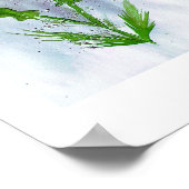 Arte feita a mão flor  ポスター (角)