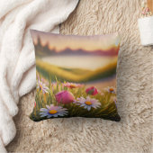 Arte Floral en Realidad Aumentada クッション (ブランケット)