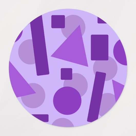 Arte Geométrico ラベル (デザイン1)