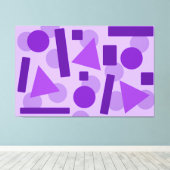 Arte Geométrico 001 キャンバスプリント (インサイチュ (ウッドフロア))