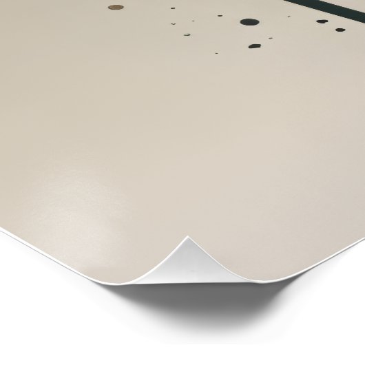 Arte Minimal Abstracto Esencia Natural ポスター (コーナー)