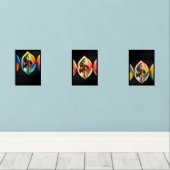 Arte Moderno Abstracto "Fusión Vibrante":  (ウッドフロア)