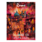 Arte Moderno Roma en colores vibrantes ポスター (正面)