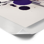 Arte Nocturno Abstracto Silencio Natural ポスター (コーナー)