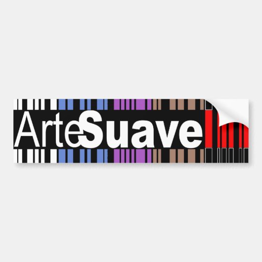 arte suave sticker バンパーステッカー (正面)