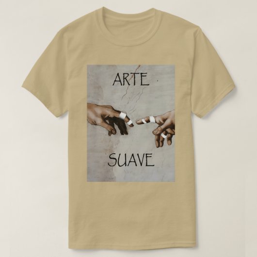 Arte Suave The Gentle Art BJJ Design Tシャツ (デザイン正面)