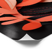 Arte Tropical Abstracto Vitalidad Natural ポスター (コーナー)