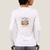 Arte Venezuela España conexión latina femenina トライブレンドＴシャツ (背面)