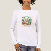 Arte Venezuela España conexión latina femenina トライブレンドＴシャツ (正面)