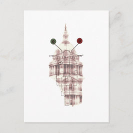 Arte Vespa Arquitetura "Memories from Paradise" ポストカード