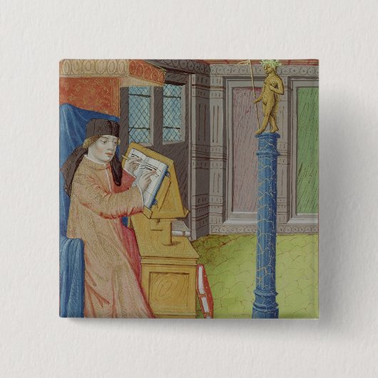 Artemisの前のVirgilの執筆 缶バッジ (正面)