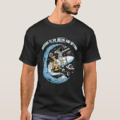 Artemis 1 SLS Rocket Launch Mission To The Moon An Tシャツ (正面)