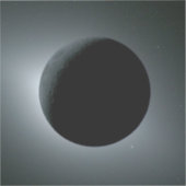 Artemis II皆既日食 シール (正面)