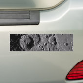 Artemis II Lunar Craters バンパーステッカー (車上)