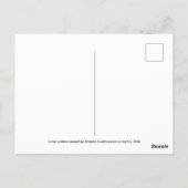 Artemis II Lunar Craters ポストカード (裏面)