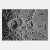 Artemis II Lunar Craters ラッピングペーパーシート (正面3)
