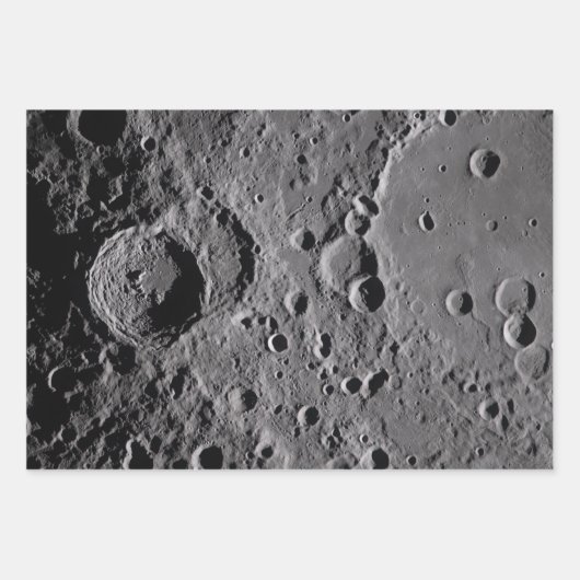 Artemis II Lunar Craters ラッピングペーパーシート (正面)