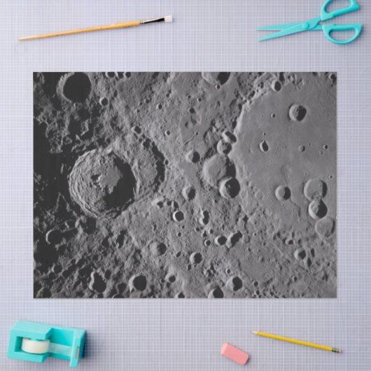 Artemis II Lunar Craters 薄葉紙 (クラフト)